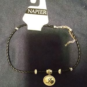 Napier Initial "J" Necklace